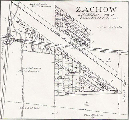 Zachow Plat Map 1906