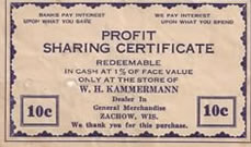 Profit Sharing Certificate